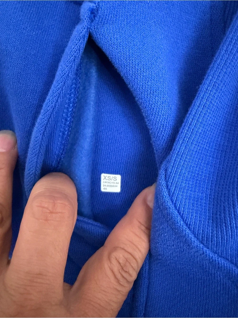 Lululemon Blue Quarter-Zip Pullover hoodie women’s size XS/Small - Picture 4 of 4